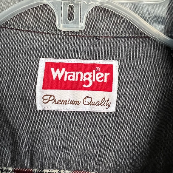 Men’s 2XL Wrangler Plaid Shirt - Picture 3 of 7